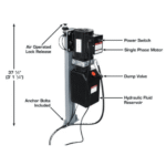 BendPak LR-60 Low-Rise Car Lift 6000 Lb Capacity 110V Compact - Image 4