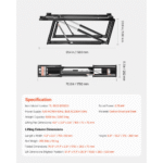 Garage Pro 5000 Lb Adjustable Car Lift with Remote Control Portable - Image 8