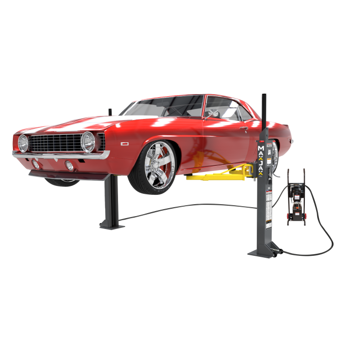 saybrokeeer-product-119-image-1.png MaxJax M7K Portable Two-Post Car Lift 7000 Lb Capacity 110V - Image 1