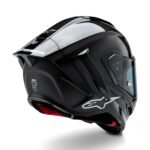 Alpinestars Supertech R10 Element Full Face Helmet Gloss Black Carbon Silver
