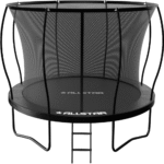 ALLSTAR 10-Foot Backyard Outdoor Trampoline with Safety Net and Ladder