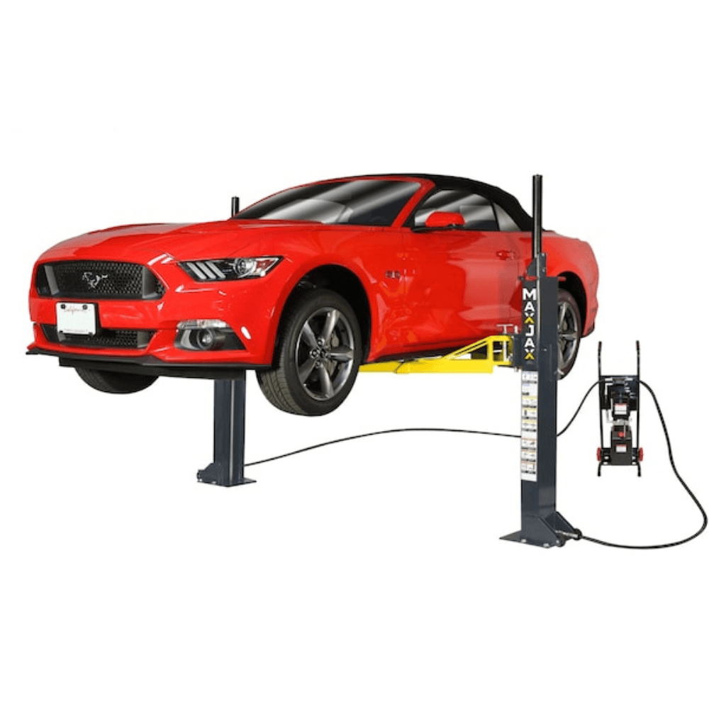 saybrokeeer-product-160-image-1.png MaxJax M7K 7000 Lb. Capacity Portable 110V Two-Post Garage Car Lift - Image 1