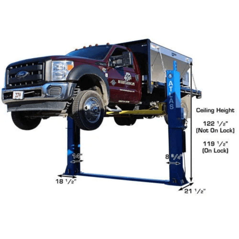 saybrokeeer-product-162-image-1.png Atlas BP12000X 12,000 Lb. Capacity Heavy-Duty Baseplate 2-Post Car Lift - Image 1