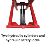 AMGO Hydraulics EM06 6000 Lb. Capacity Portable Mid-Rise Scissor Lift - Image 3