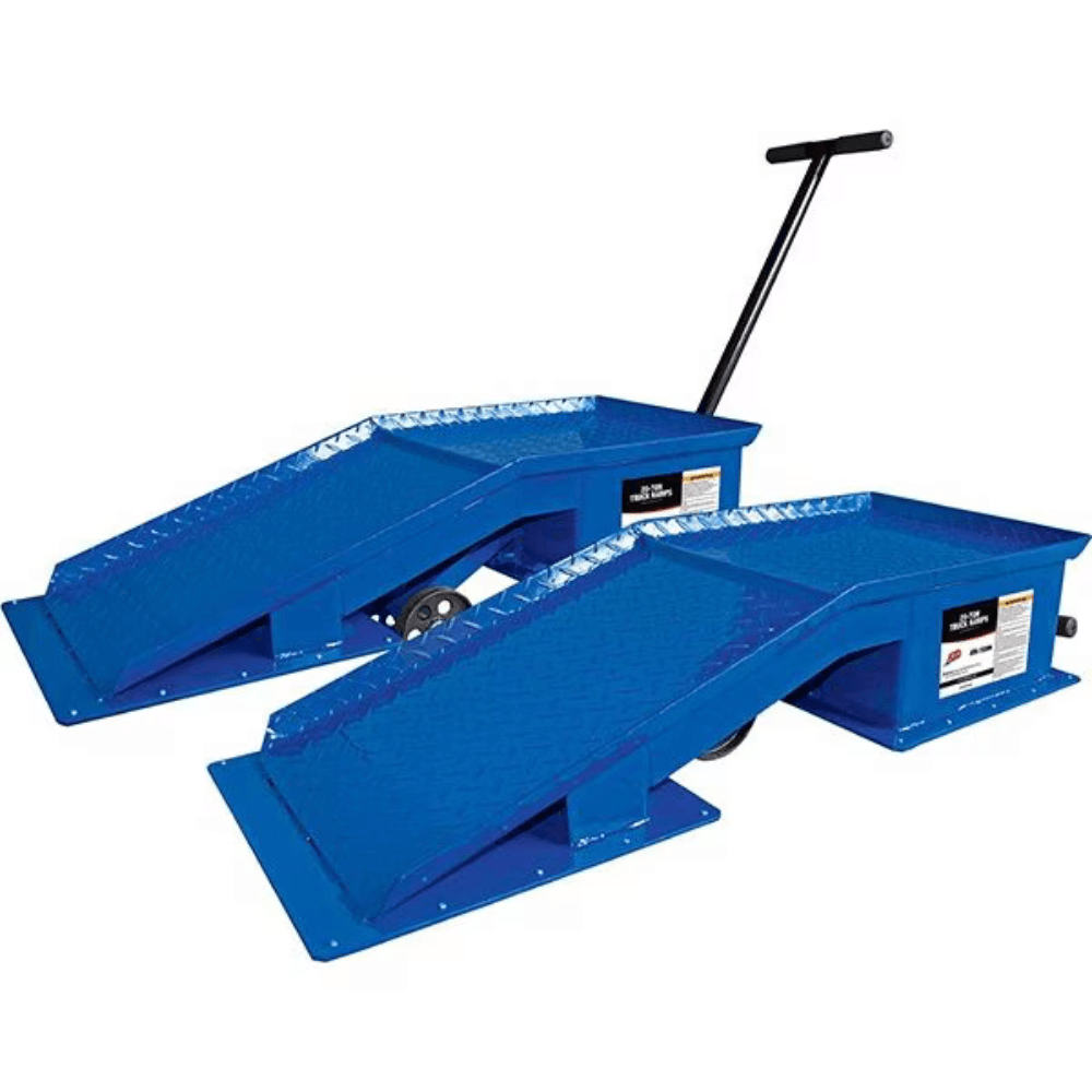 saybrokeeer-product-179-image-1.png ATD Tools 20-Ton Heavy-Duty Steel Truck Wheel Dollies and Ramps (Pair) - Image 1