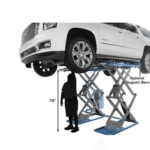 Atlas SLP-9K 9000 Lb. Capacity Commercial Full-Rise Scissor Car Lift - Image 3