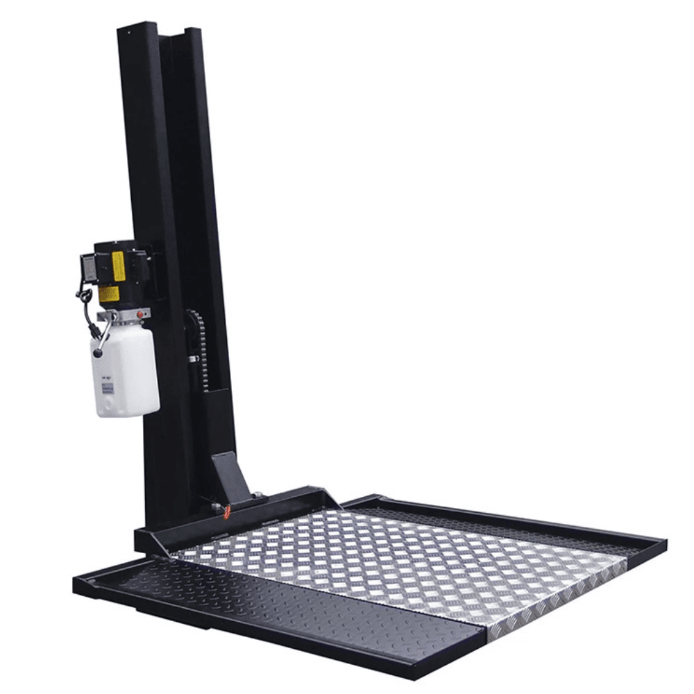 saybrokeeer-product-188-image-1.png Auto Lift SC-2K 2,000 Lb. Single Column Turf Lift for Golf Carts ATVs Lawnmowers Black - Image 1