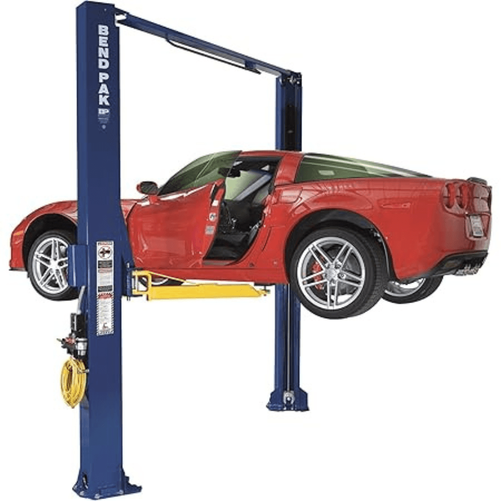 saybrokeeer-product-189-image-1.png BendPak XPR-10AS-LP 10,000 lbs. Asymmetric 2-Post Lift with Low-Pro Arms - Image 1