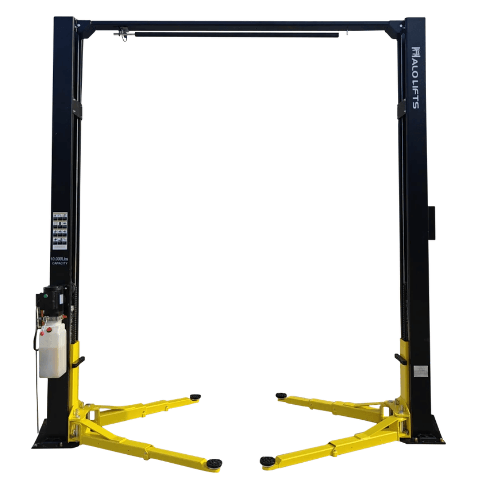 saybrokeeer-product-197-image-1.png HALO LIFTS HL2C-10K 10,000 lbs. Clear Floor 2-Post Commercial Car Lift - Image 1