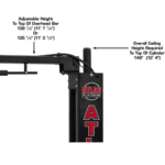 Atlas Platinum PVL-10 10,000 lbs. ALI Certified 2-Post Overhead Lift - Image 4
