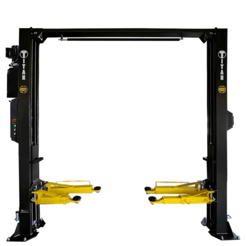 saybrokeeer-product-219-image-1.png Titan Lifts HD2P-9KMSC Master Series 9,000 lbs. 2-Post Clearfloor Car Lift - Image 1