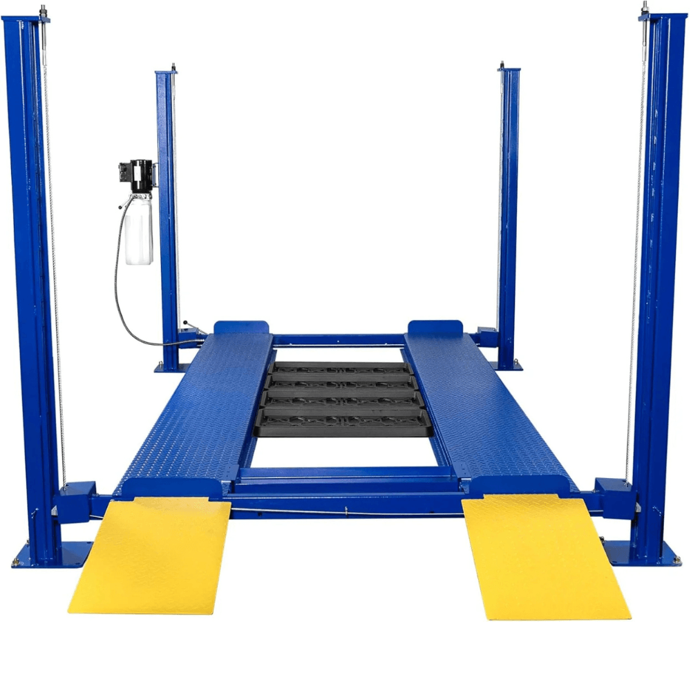 saybrokeeer-product-223-image-1.png WEIZE PLA-1030 8,500 lbs. 4-Post Car Lift with Caster Kits for Home Garage - Image 1
