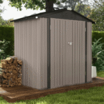 Patiowell 10' x 12' Galvanized Metal Outdoor Storage Shed with Floor - Image 4