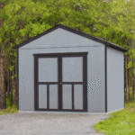 Handy Home Products Astoria 12' x 12' Wood Outdoor Storage Shed - Image 2