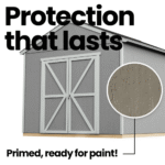 Handy Home Products Astoria 12' x 12' Wood Outdoor Storage Shed - Image 5