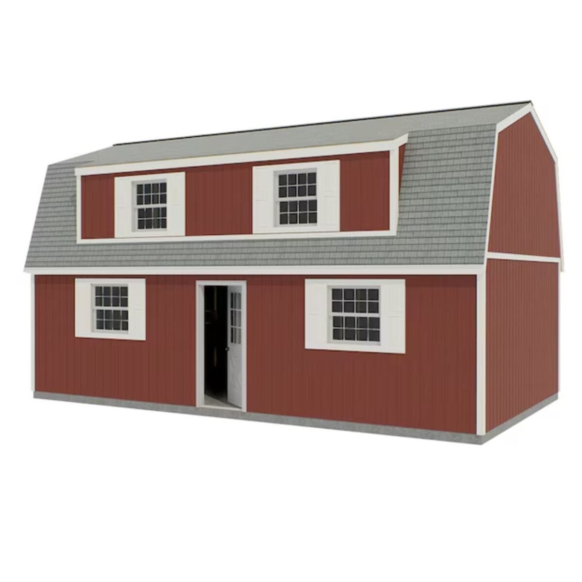 saybrokeeer-product-234-image-1.jpg Best Barns Camp Reynolds 16' x 32' Two-Story Gambrel Wood Storage Shed - Image 1