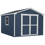 Handy Home Products Charleston 10' x 12' Gable Wood Outdoor Storage Shed