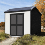 Handy Home Products Gardena 8' x 6' Saltbox Wood Outdoor Storage Shed - Image 2