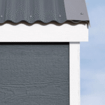 Handy Home Products Gardena 8' x 6' Saltbox Wood Outdoor Storage Shed - Image 4