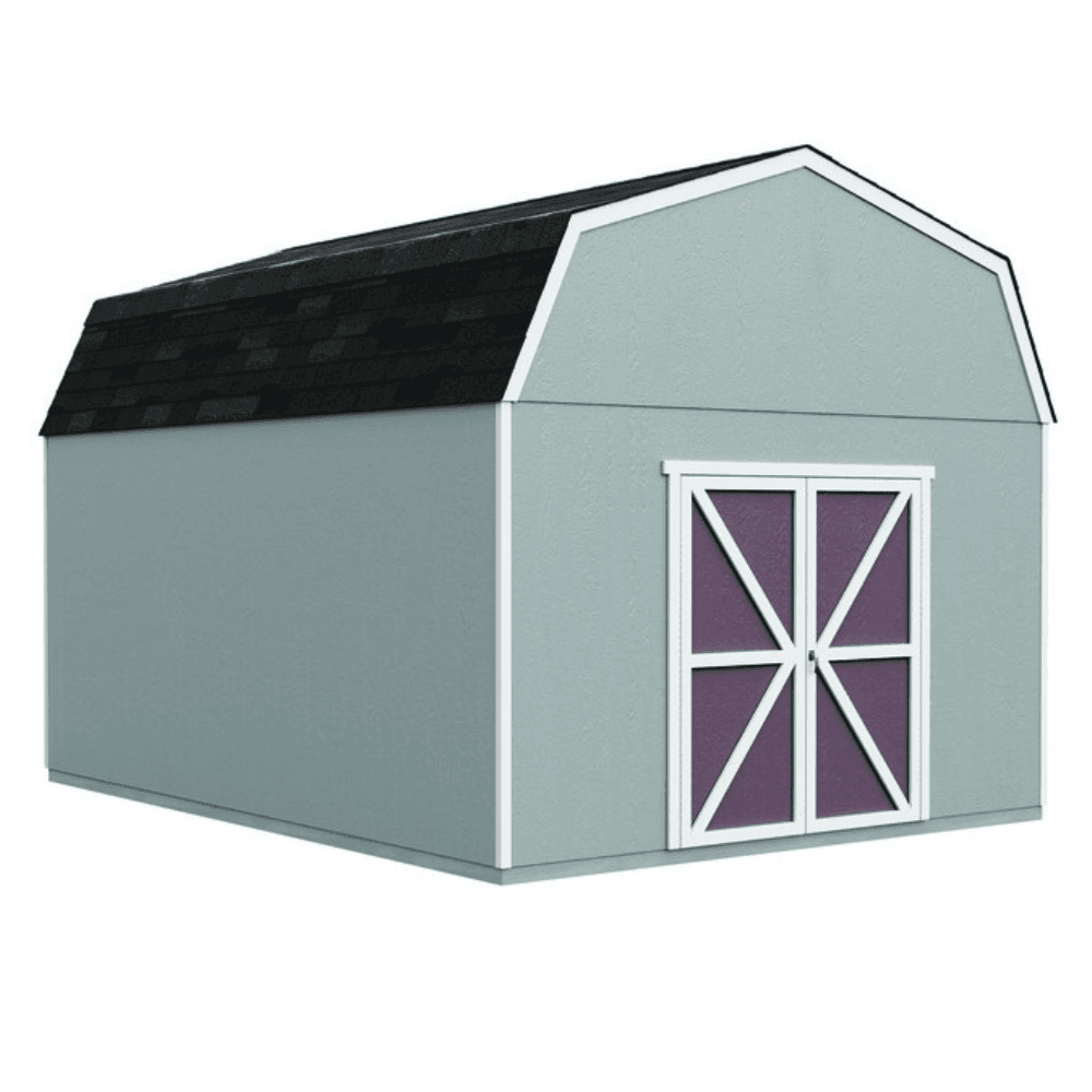 saybrokeeer-product-242-image-1.png Handy Home Products Hudson 12' x 16' Outdoor Wood Storage Shed - Image 1
