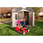 Lifetime 10' x 8' Steel-Reinforced Polyethylene Plastic Outdoor Storage Shed - Image 9