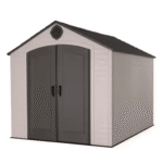 Lifetime 8' x 10' Steel-Reinforced Polyethylene Plastic Outdoor Storage Shed