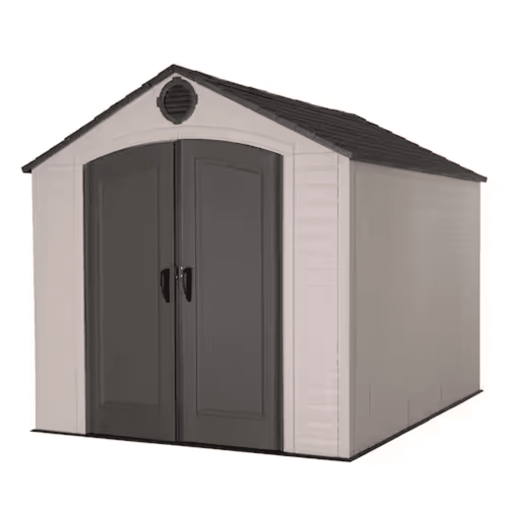 saybrokeeer-product-251-image-1.png Lifetime 8' x 10' Steel-Reinforced Polyethylene Plastic Outdoor Storage Shed - Image 1