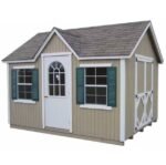 Little Cottage Company 12' x 10' Classic Wood Cottage Panelized Storage Shed