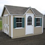 Little Cottage Company 12' x 10' Classic Wood Cottage Panelized Storage Shed - Image 2
