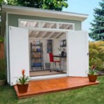 Handy Home Products Olympia 10' x 7.5' Outdoor Wood Storage Shed DIY Kit - Image 8