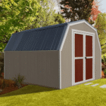 Handy Home Products Ontario 8' x 12' Barn-Style Outdoor Wood Storage Shed - Image 2
