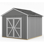 Handy Home Products Rookwood 10' x 10' Outdoor Wood Storage Shed with Floor