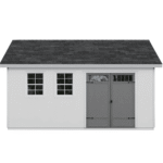 Handy Home Products Scarsdale 12' x 16' Outdoor Wood Storage Shed with LP SmartSide Siding