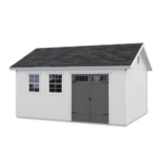 Handy Home Products Scarsdale 12' x 16' Outdoor Wood Storage Shed with LP SmartSide Siding - Image 9