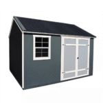 Handy Home Products Sonata 12' x 10' Outdoor Wood Storage Shed with Polycarbonate Roof - Image 3