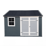 Handy Home Products Sonata 12' x 10' Outdoor Wood Storage Shed with Polycarbonate Roof - Image 7