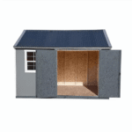 Handy Home Products Sonata 12' x 10' Outdoor Wood Storage Shed with Polycarbonate Roof - Image 8