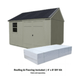 Handy Home Products Sonata 12' x 10' Outdoor Wood Storage Shed with Polycarbonate Roof - Image 9