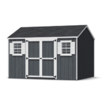 Little Cottage Co. Value Workshop Wood Storage Shed Backyard Garden Utility Shed with Gable Roof and LP SmartSide Siding