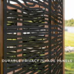 Backyard Discovery Verona 13' x 10' Cedar Wood Cabana Pergola Patio Shade Structure with Composite Bamboo Privacy Panels - Image 6