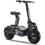 MotoTec Mad 1600W 48V Foldable Electric Scooter with Bamboo Deck and Fat Tires