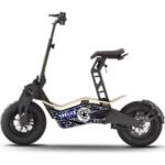 MotoTec Mad 1600W 48V Foldable Electric Scooter with Bamboo Deck and Fat Tires - Image 4