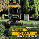 DEWALT 20V MAX Cordless Self-Propelled 21.5-Inch Lawn Mower and Outdoor Tool Combo Kit with Blower, Trimmer, and Saws - Image 5