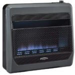 Bluegrass Living 30,000 BTU Natural Gas Ventless Blue Flame Space Heater with Blower and Base Feet B30TNB-BB - Image 5