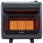 Bluegrass Living 28,000 BTU Propane Gas Ventless Infrared Space Heater with Blower and Base Feet B28TPIR-BB