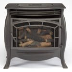 Duluth Forge FDSR25 26,000 BTU Matte Black Dual Fuel Ventless Gas Stove - Image 12