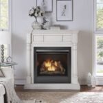 Duluth Forge 32,000 BTU Dual Fuel Ventless Gas Fireplace in Antique White - Image 9