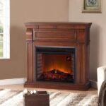 Duluth Forge Auburn Cherry Full Size Electric Fireplace with Wood Mantel - Image 3