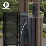 Backyard Discovery Ashford 14' x 12' Brown Steel Pergola with Soft Canopy - Image 5