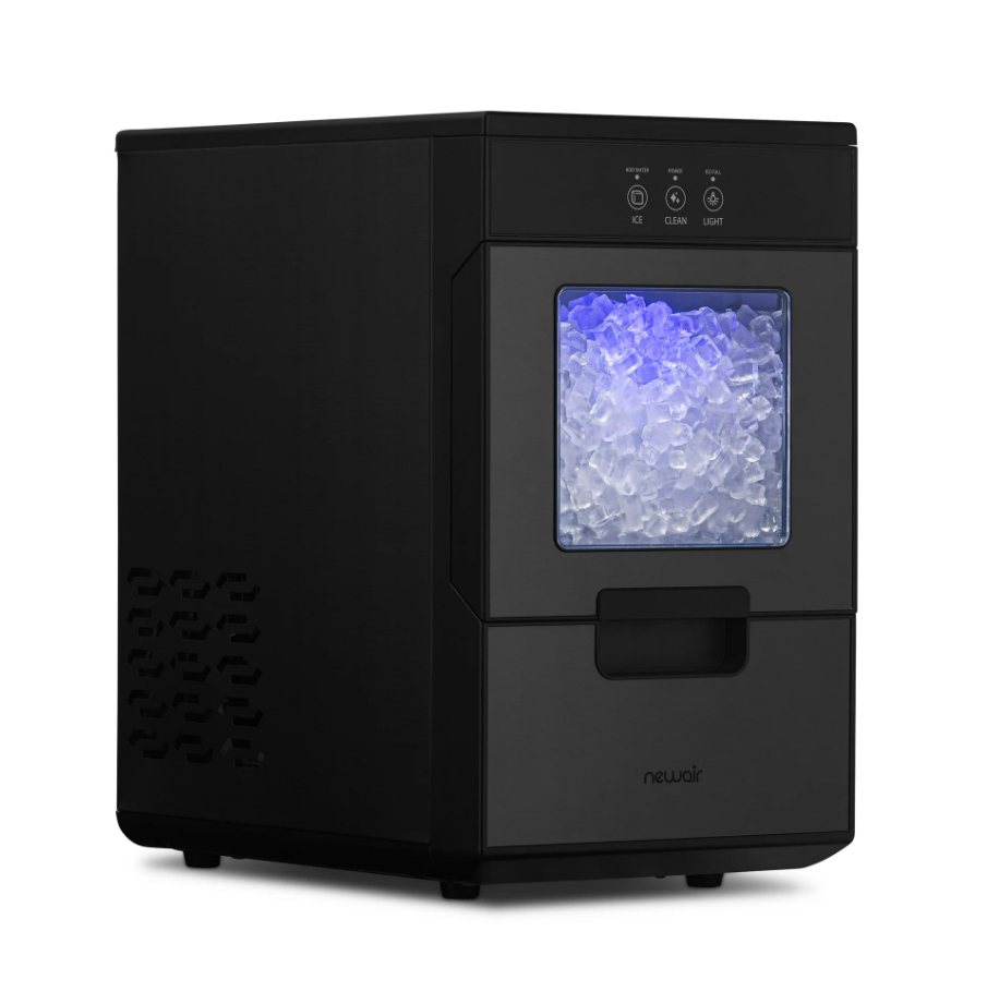 saybrokeeer-product-50-image-1.png Newair Countertop Nugget Ice Maker 44 lbs. Soft Chewable Sonic Ice Machine in Black and Stainless Steel - Image 1